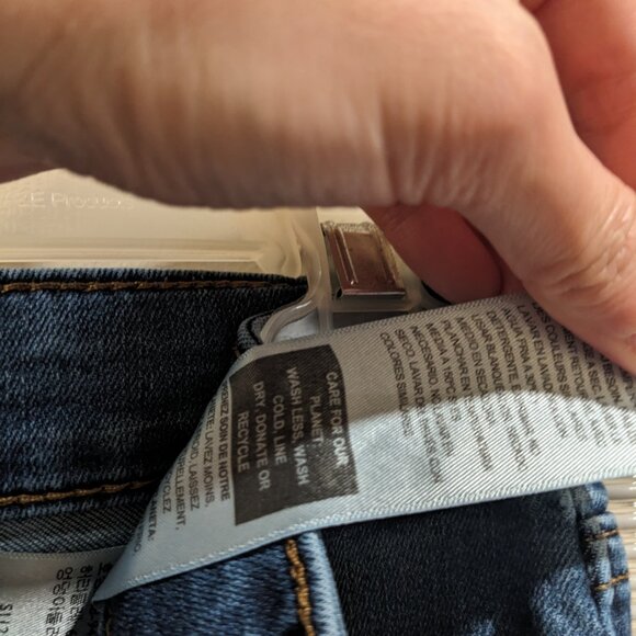 Levi's High-Rise Ankle Straight Jeans women's size 26 - Picture 6 of 6